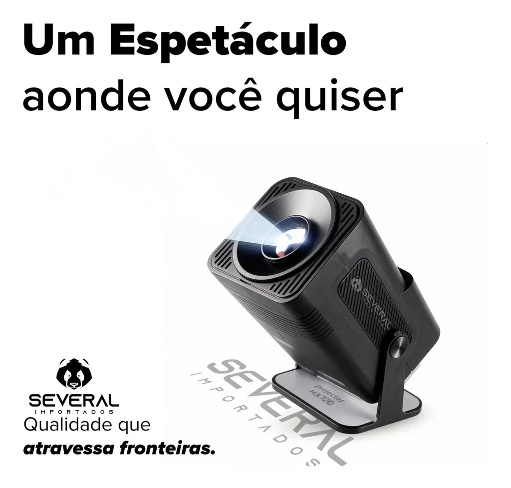 Projetor Smart Portátil Hy 320 Full Hd 4k Bluetooth Wifi Cor Android 11.0 5g Tv Cinema Em Casa Several Importados