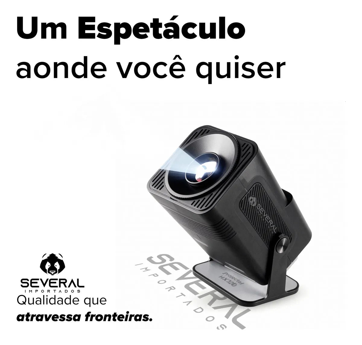 Projetor Smart Portátil Hy 320 Full Hd 4k Bluetooth Wifi Cor Android 11.0 5g Tv Cinema Em Casa Several Importados